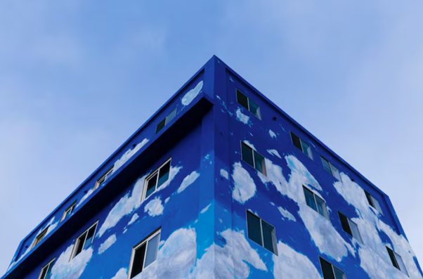 Commercial exterior painting