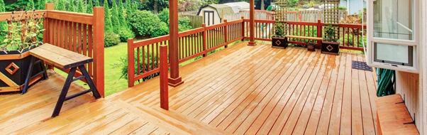 Deck and fence painting